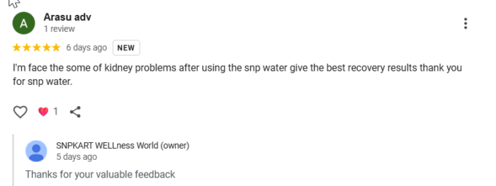 SNP Google Review
