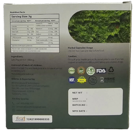 SNP Spirulina Capsule