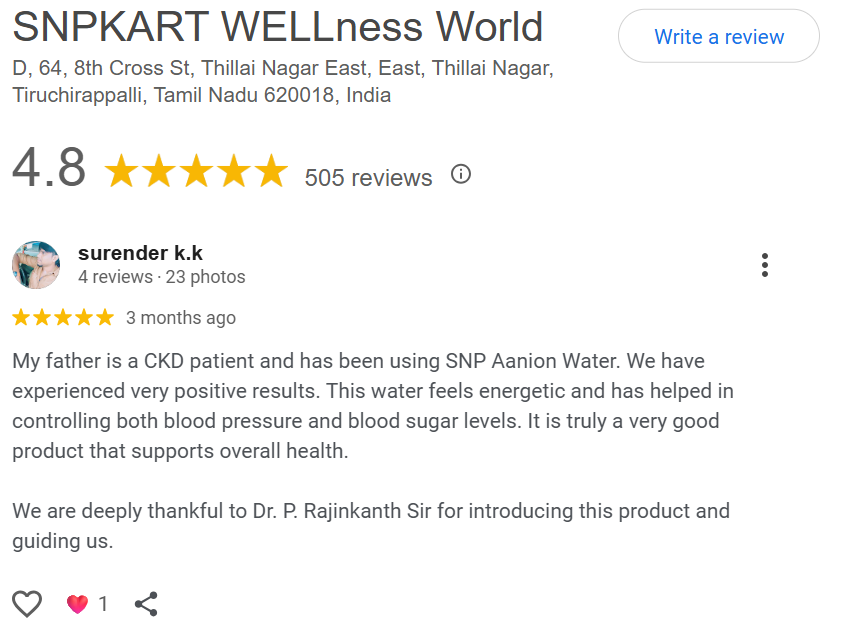 snp anion drink diabetes patient review